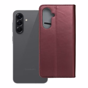 Smart Magnetic kotelo Samsung A566 A56 5G – tummanpunainen