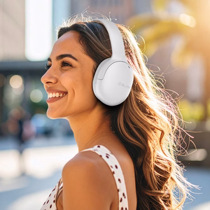 Blavec on-ear Bluetooth-kuulokkeet BO-12 Bass Master ANC (BO12-W), valkoiset