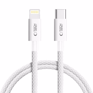 Tech-Protect UltraBoost USB-C / Lightning PD27W/3A kaapeli 100 cm - harmaa