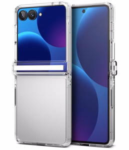 Ringke Fusion Flap suojakuori mallille Samsung Galaxy Z Flip 8 – läpinäkyvä