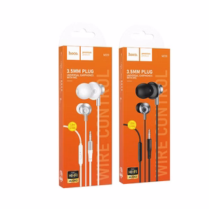 Hoco M119 -langalliset mikrofonilliset kuulokkeet, 3,5 mm:n liitin, mustat