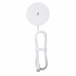 Langaton laturi BLUE STAR Charging Pad 15W yhteensopiva MagSafe valkoinen