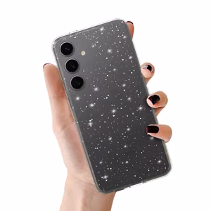 Crystal Glitter Case for Samsung Galaxy M34 5G silver