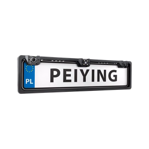 Peiying-auton peruutuskamera pysäköintitutkalla rekisterikilven kehyksessä