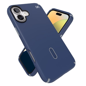Speck Presidio2 Pro -suojakuori MagSafe- ja ClickLock-tuella iPhone 16 Plus:lle, Coastal Blue/Dust Grey