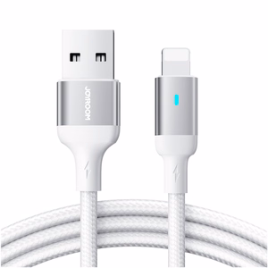Joyroom Extraordinary Series A10 USB-A / Lightning 2.4A kaapeli 1.2 m - valkoinen