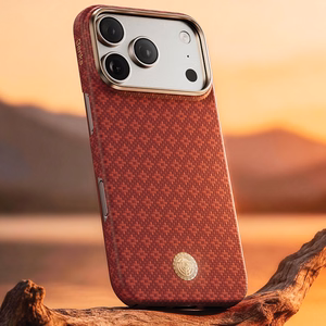 Punainen Benks Magnetic Armor Air Armor Grid 600D kevlar- ja metallikehyksinen suojakuori (C.K.FL.AP.RD.0073) malleihin iPhone 18 Pro Max / iPhone 17 Pro Max