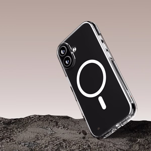 Puro Impact Clear D3O TPU+PC MagSafe-yhteensopiva suojakuori iPhone 17:lle - läpinäkyvä