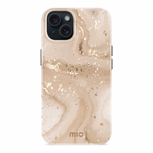 MIO Gold Marble Magsafe suojakuori iPhone 13/14/15