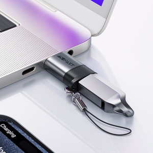 Acefast J8 USB-C - USB-A Adapter - Gray