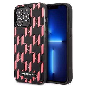 Karl Lagerfeld Monogram Plaque Suojakuori iPhone 13 Pro Max 6.7" - Vaaleanpunainen