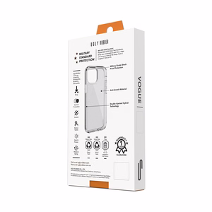 Ugly Rubber Vogue -kuori iPhone 14 Pro 6,1'' läpinäkyvä