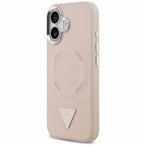 Guess Triangle Logo MagSafe -suojakuori iPhone 17 - pinkki