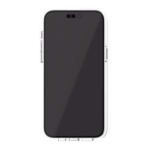 Ugly Rubber Pure -kuori iPhone 14 Pro 6,1'' läpinäkyvä