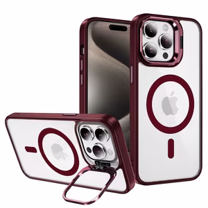 Tel Protect Kickstand MagSafe Suojakuori iPhone 11:lle burgundinpunainen