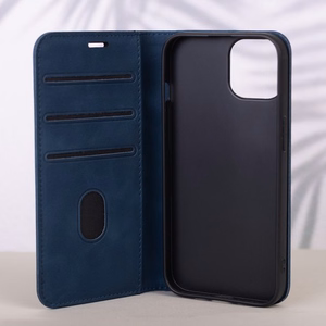 Smart Suede -kuori Samsung Galaxy A56 5G (A566) -puhelimelle, sininen
