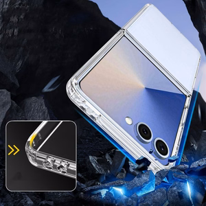 Tech-Protect FlexAir Hybrid suojakuori Samsung Galaxy Z Flip 7:lle - läpinäkyvä