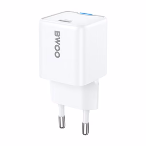 BWOO GaN PD seinälaturi 30W 1x USB-C 1A valkoinen