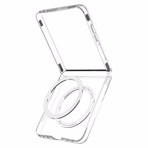 Spigen AirSkin Samsung Galaxy Z Flip 7 kristallinkirkas valkoinen