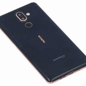 Takakansi Nokia 7 Plus musta/kupari alkuperäinen (käytetty Grade A)