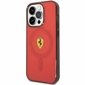 Ferrari FEHMP14XURKR iPhone 14 Pro Max 6.7" punainen/punainen hardcase Translucent Magsafe