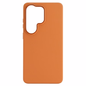 Liavec Silky suojakuori metallisella kamerakehyksellä Samsung Galaxy S26 Ultra -puhelimelle oranssi