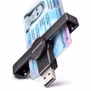 AXAGON Pocket Smartcard Reader USB 2.0 CRE-SMPA