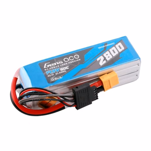 Gens ace G-Tech Soaring 2800mAh 14.8V 60C 4S1P LiPo  XT60