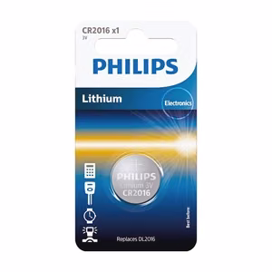 Akku PHILIPS CR2016 Minicells Lithium 1kpl Blister