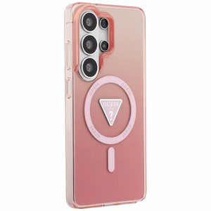 Guess IML Gradient Triangle MagSafe Case for Samsung Galaxy S26 Ultra - Pink