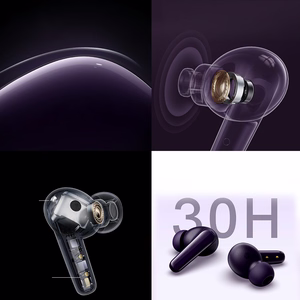 QCY T13X in-ear -kuulokkeet ENC IPX5 Bluetooth 5.3 - violetti