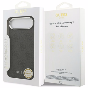 Guess 4G Classic Logo MagSafe Suojakuori iPhone Air Musta