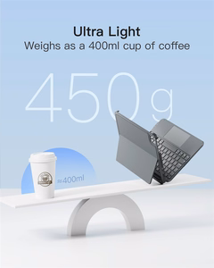 Inateck KB04122 AceTouch -näppäimistökotelo laitteelle iPad 10.9–11", harmaa