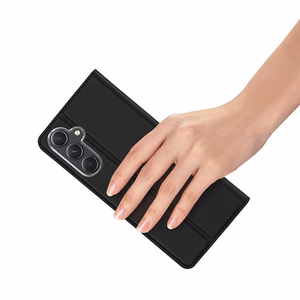 DUX DUCIS lompakkokuori SKIN PRO Samsung S23 FE:lle musta