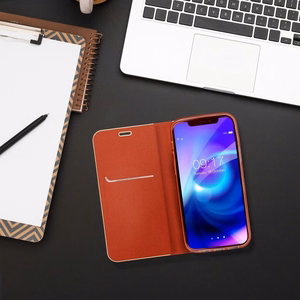 Läppäsuojakuori Xiaomi Redmi 9AT / Redmi 9A:lle Luna Book Gold punainen