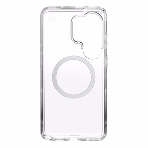 Speck Presidio Perfect-Clear Magnet suojakuori Samsung Galaxy S26 Ultra -laitteelle, Clear / Silver -värinen
