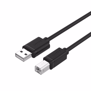 UNITEK Y-C421GBK USB-kaapeli 5 m USB 2.0 USB A USB B musta