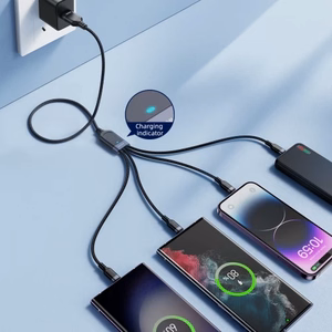 USB-kaapeli Joyroom 4in1 / S-1T4018A18 musta 120cm
