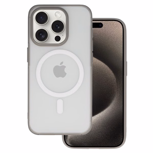 Warframe MagSafe Series Suojakuori Iphone 15 Plus:lle - titaani