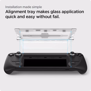 Spigen Glas.tR EZ Fit Karkaistu lasi Steam Deck:lle