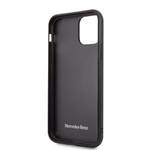 Mercedes Wood Line Walnut -kotelo iPhone 11 Pro Maxille - ruskea
