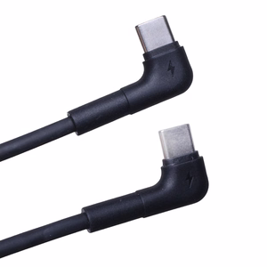 Maxlife MXUC-09 kulmakaapeli USB-C - USB-C 1,0 m 60W musta