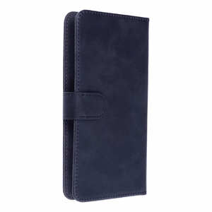Flip case for iPhone 6 PLUS / 7 PLUS / 8 PLUS / XS MAX / 11 PRO MAX / Samsung S20 FE / S21 FE / S10 PLUS / A10 / A32 / A54 / Xiaomi 12 LITE / Huawei P30 PRO Common Book size L blue