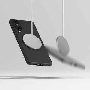 Ringke Onyx Magneettinen MagSafe Suojakuori Samsung Galaxy S25 Edge:lle - musta