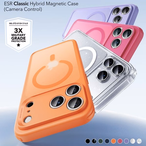 ESR Classic Hybrid MagSafe Suojakuori iPhone 17 Pro Maxille - Kirkas Oranssi