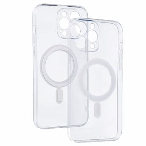 TEL PROTECT MagSilicone Suojakuori iPhone 13 Pro Max:lle läpinäkyvä