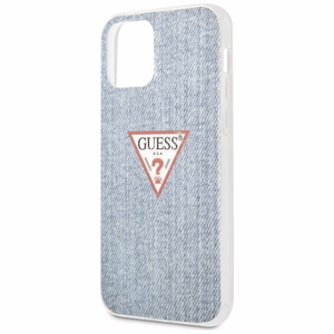 Guess GUHCP12SPCUJULLB iPhone 12 mini 5.4" sininen/vaaleansininen kovakotelo Jeans-mallisto