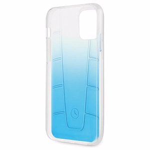 Mercedes Transparent Line -kotelo iPhone 12:lle / iPhone 12 Pro:lle - sininen