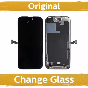 LCD-näyttö yhteensopiva iPhone 14 Pro musta (Renewed: China)