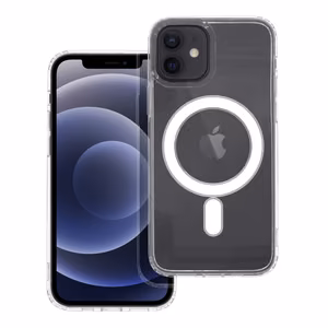 Suojakuori iPhone 12:lle Clear Mag Cover (STR) yhteensopiva MagSafen kanssa läpinäkyvä